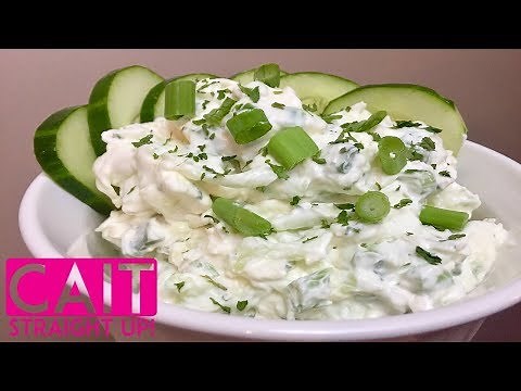 Cucumber Dip Recipe | Kentucky Benedictine Dip | Cait Straight Up