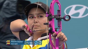 Never give up. 💪 Sara Lopez Bueno is back on top! 🇨🇴🥇👏 #ArcheryWorldCup | World Archery