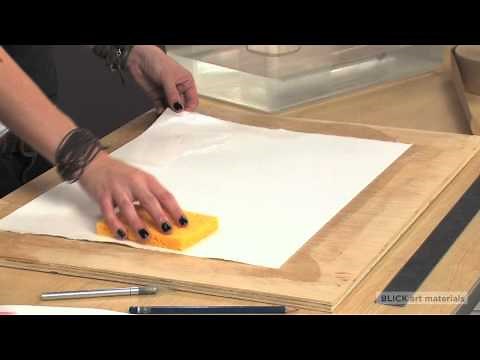 How to Stretch Watercolor Paper