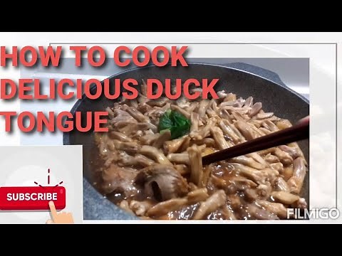 How to cook Duck Tongue(Chinese recipe )