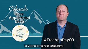 6.6K views · 220 reactions | Today is the day to apply for college in Colorado! Today, tomorrow, and Thursday it is free to apply at all 32 public colleges and universities in Colorado, as well as several private institutions. More info here: https://highered.colorado.gov/cofreeappdays | Governor Jared Polis | Facebook