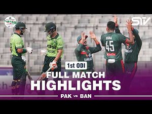 Full Match Highlights | Bangladesh vs Pakistan | Match 01 | ODI Series 2026 | M9F1J