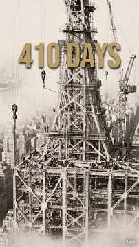 How they built the Empire State Building this fast #history #engineering #americansecrets