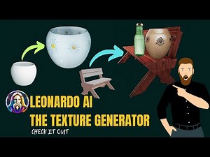 Leonardo AI: From Text to Image to Texture for Game Assets and 3d Texturing