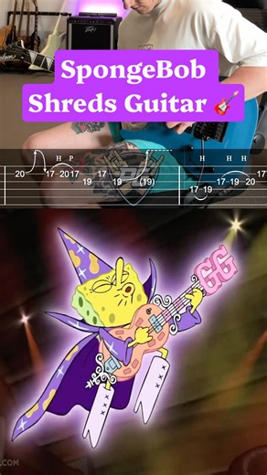 SpongeBob Shreds Guitar - Goofy Goober (Guitar Cover With TABS)