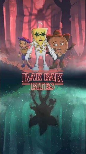 Stranger Things x BakBakBites Crossover | New Year Surprise #shorts