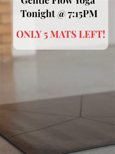 Only 5 mats left for Gentle Flow Yoga TONIGHT at 7:15 PM! 🧘‍♀️✨ Perfect for unwinding and reconnecting with yourself. Call (484) 626-1605 to reserve your spot NOW! Taught by the incredible @freedom_yoga_studio_and__tyr ‌ Link in bio to book! 🙏 ‌ #GentleFlowYoga #BethlehemPA #LehighValleyYoga #YogaClass #BreatheEasyWellness