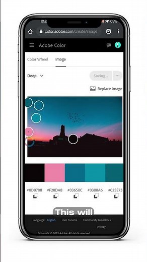 Color Palette from any image