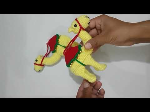 Camel | How to make crochet amigurumi camel.