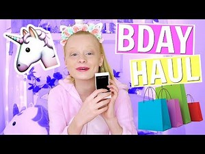 WHAT I GOT FOR MY 13TH BIRTHDAY HAUL VLOGMAS ❤ Mia's Life ❤