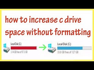 How to Extend C Drive/System Partition in Windows 7/8/10