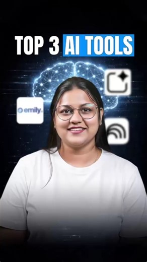 Manashree Bhoge on Instagram: "Top 3 AI Websites You Need to Know in 2026! Kya aap bhi wahi purane tareeke se kaam kar rahe ho? Ab waqt hai thoda smart banne ka! Is video mein maine bataye hain 3 aise AI tools jo aapki productivity ko 10x badha denge: ✅ Emily AI: Lambe articles aur emails ko seconds mein summarize kare. ✅ NotebookLM: Apni boring PDF files ko podcast mein convert kare aur asani se samjhe. ✅ Google AI Studio: Aapka personal tech tutor jo har software ki mushkil solve kar dega! Vid