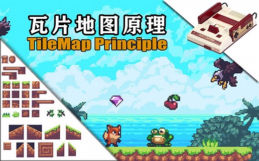 【萌新图形学】TileMap瓦片地图简介，以及它的优化原理