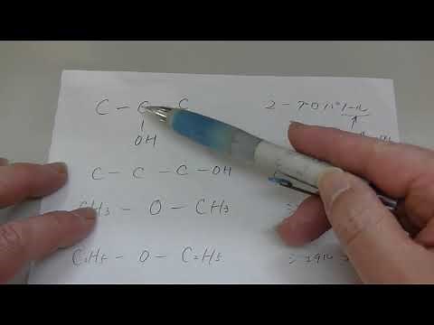 High school chemistry: Side chains (methyl, ethyl, and propyl groups)