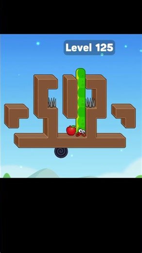 APPLE WORM 🪱 GAME/ BRAIN PUZZLE #appleworm #games #androidapp #asmr