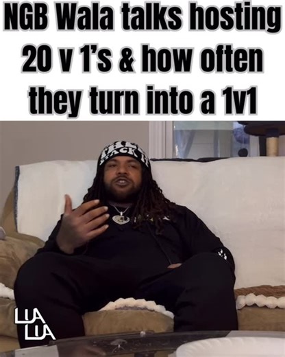 Lua Lua on Instagram: "@wala_ngb talks hosting 20 v 1’s & how often they turn into a 1v1 👀 Full interview out now on Lua Lua‼️"