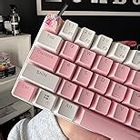 Granvela ABS Keycaps Set for Mechanical Keyboards, 104 Keys | for RGB Backlit | ANSI US-Layout - Yellow