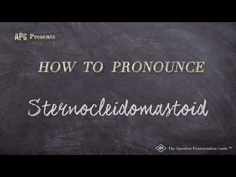 How to Pronounce Sternocleidomastoid (Real Life Examples!)
