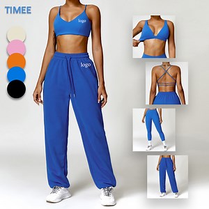 [Hot Item] 2023 OEM Custom Yoga Sets Women's Pilates Push-up Shock-Proof Sports Suit Fitness Active Wear Sexy Set Two Piece Gym