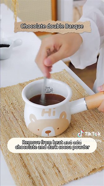 Double-layer Basque#foodtiktok #tiktokshop #fyp #matchacake #basque