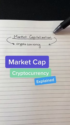 Understanding market cap for #cryptocurrency can be confusing - here’s a simple breakdown. #investing #stockmarket #stocks #entrepreneur #sidehustle