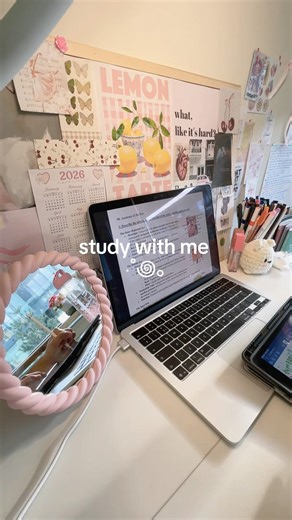 study with me 💌