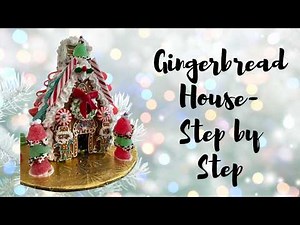 How to Build & Decorate a Gingerbread House | Complete Step-By-Step Beginner Tutorial #gingerbread