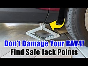 🚗 Find the Jack Point on Toyota RAV4 (2019–2025)! | Avoid Costly Damage! 🔧