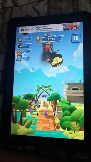 Super Tom says Super Why, With the Power to Read while Swinging the Vine in Talking Tom Hero Dash