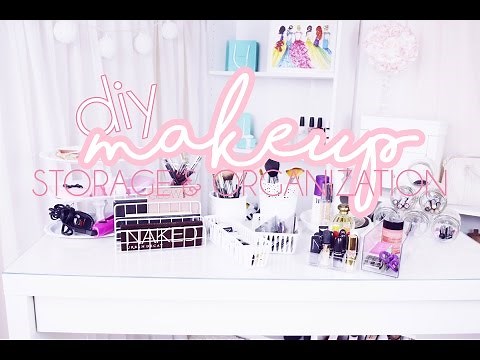 10 DIY Makeup Storage & Organization Ideas ♡