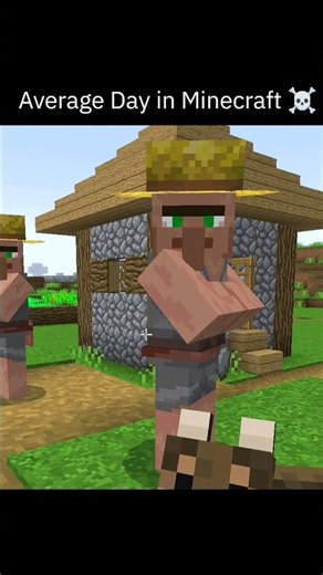 Average Day in Minecraft ☠️ #minecraft