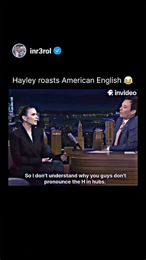 streamer market on Instagram: "Hayley Atwell, with her signature British charm and wit, has definitely had some hilarious moments roasting American English on talk shows like The Tonight Show Starring Jimmy Fallon! 😂 She often highlights the quirky differences between British and American vocabulary and pronunciation, much to the delight of the audience. One of her most memorable “roasts” revolves around everyday words that just don’t make sense to her as a Brit. For instance, she’ll often brin