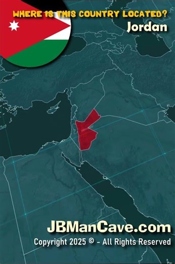 Where is JORDAN Located in the WORLD? JBManCave.com #Shorts