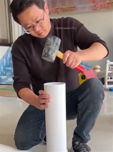 Mesa Incrível Feita com Cano de PVC e LED