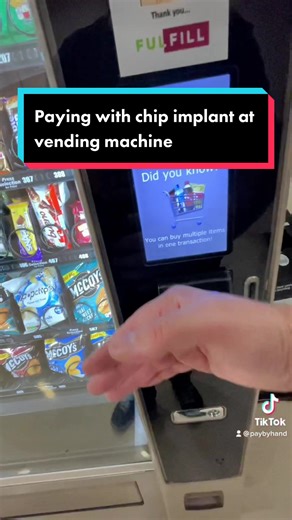 Paying for Snickers at vending machine #paymentimplant #chipimplant #nfcimplant #walletmor #cyborg #paybyhand #fyp #uk #biohacking #tiktokuk #snickers #bodymod