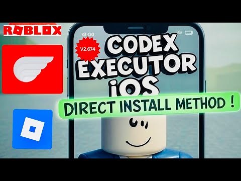 DIRECT Install Codex Executor Mobile NEW V2.674 for Roblox on iOS |Best Roblox Executor iPhone/iPad