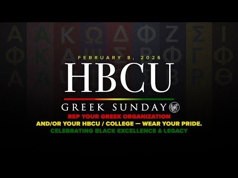 HBCU Greek Sunday | Pastor Carrington Moore | 2.8.26