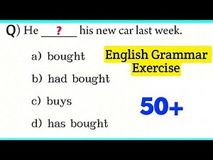 50+ English Grammar Exercise on Tense || Correct form of Verbs || English Grammar Quiz || Mock Test