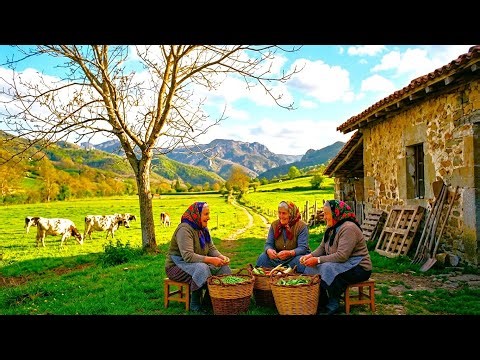 Traditional Turkish Village Life – Baking Fresh Lavash Bread in Tandoor (Mountain Cooking)