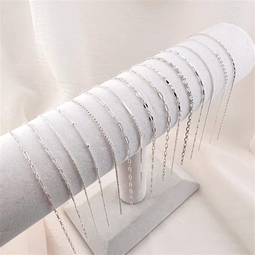 Chain Anklet, Dainty Sterling Silver Ankle Bracelet, Minimalist - Etsy