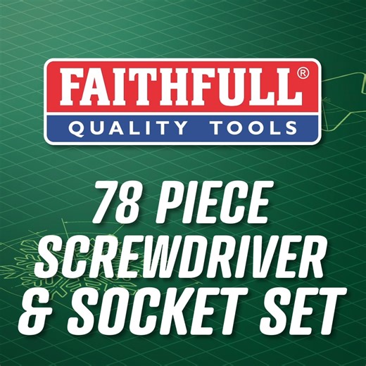 www.ctsdiy.co.uk/products/faithfull-78-piece-screwdriver-bit-socket-set | CTS DIY & Building Supplies - Pulham Market