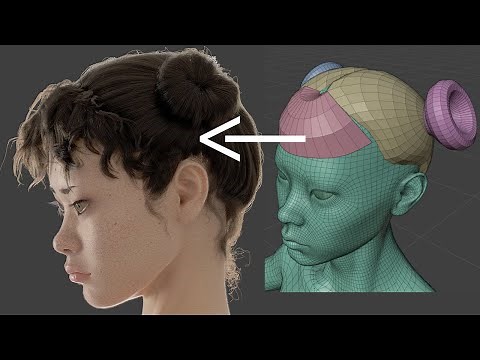 ⚠️Amazing!! Make ANY HAIR STYLE in Blender Geometry Nodes