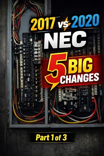 The switch from the 2017 NEC to the 2020 NEC introduced some major changes that every electrician should understand. This is Part 1 of a 3-part series, covering 5 important NEC updates that affect everyday electrical work—from installs to inspections. Whether you’re a licensed electrician, contractor, or apprentice, staying current with code is critical. More updates coming soon in Parts 2 and 3. #LocalElectrician #ElectricalSafety #HomeElectrical #NECCode | Generations Electric Company