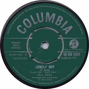 Paul Anka - Lonely Boy