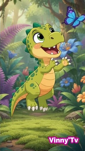 Cute Baby Dinosaur Adventure 🦖✨ | Fun Kids Cartoon Animation