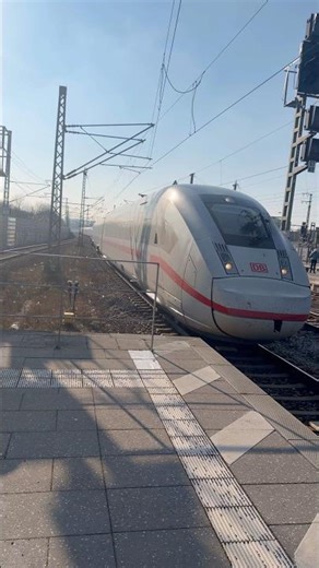 ICE 4 Tz9496 nach Berlin Hbf. #trainspotting #db #zug #60fps #erfurt #ice4 #br412 #dbfernverkehr