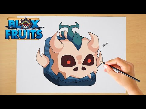 How to draw T-Rex Blox Fruit | Step by step | Easy drawing || Blox Fruits