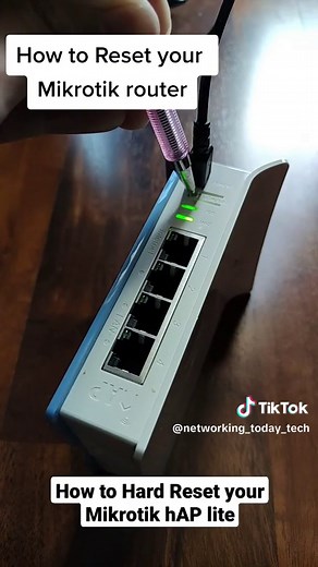 Cómo resetear tu router Mikrotik: guía completa