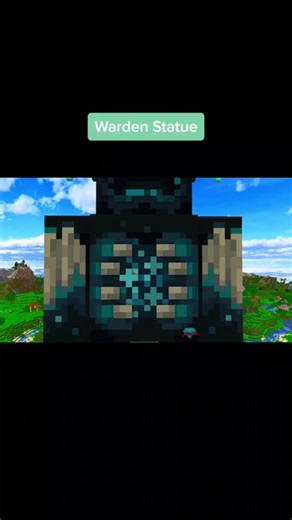 Crea una Estatua del Warden en Minecraft