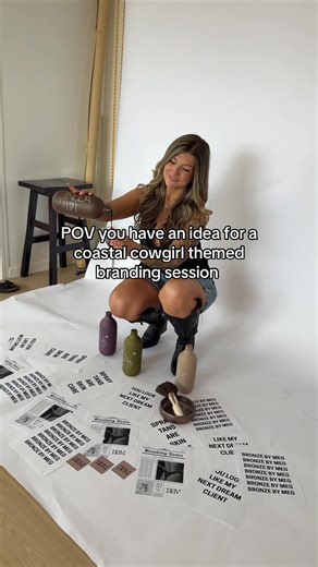 Coastal Cowgirl Themed Branding Session Insights